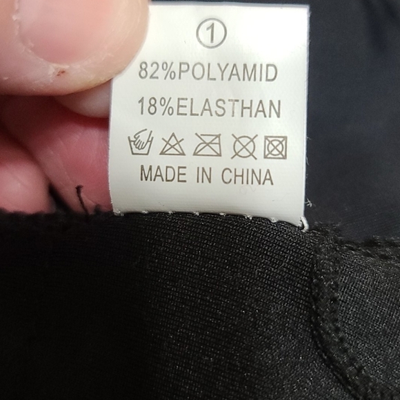 Black blouson layered swimsuit size S - Picture 7 of 8